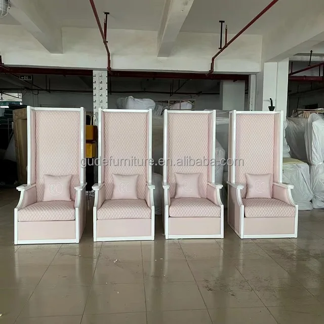 most popular design Luxury golden frame cheap king and queen throne chairs
