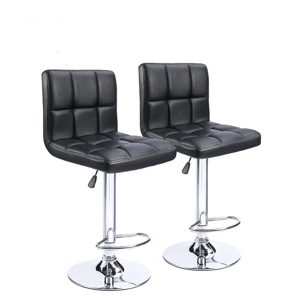 Bar Chair and Table Set High Chairs Leather Kitchen Swivel Coffee Dinning bar Stool Chairs