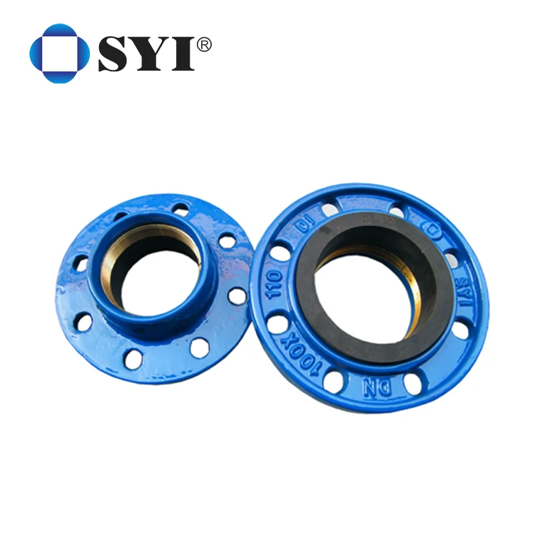SYI Competitive Features PN10/16 PVC/PE/DI Pipe OD 50mm Ductile Iron Compact Quick Adaptors