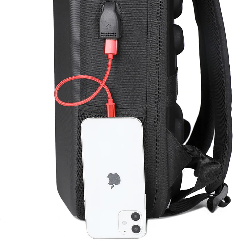 New Trendy Waterproof Wholesale Rucksack PVC Hard Shell Anti Theft Fashion Bag Laptop Backpack Bag