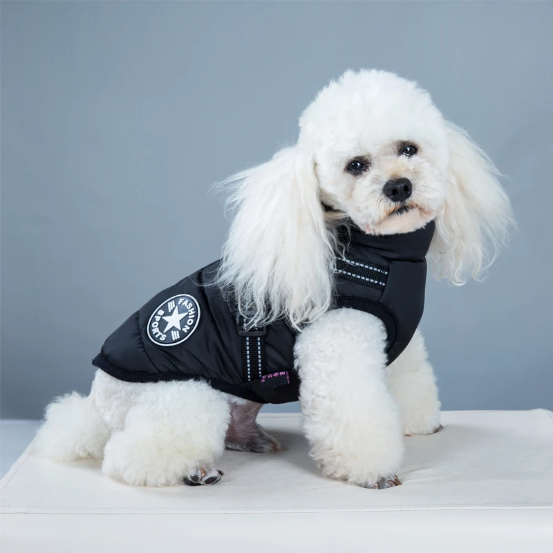Wholesale Outfits  Dog Winter Clothes Luxury Pet Accessories  Vest  Fashion Designer  Christmas Clothes Dog Jacket