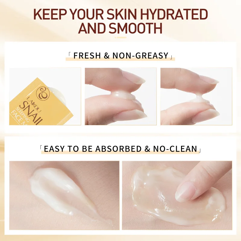 2021 hot-selling skin care products single-piece disposable moisturizing whitening seaweed sleeping mask