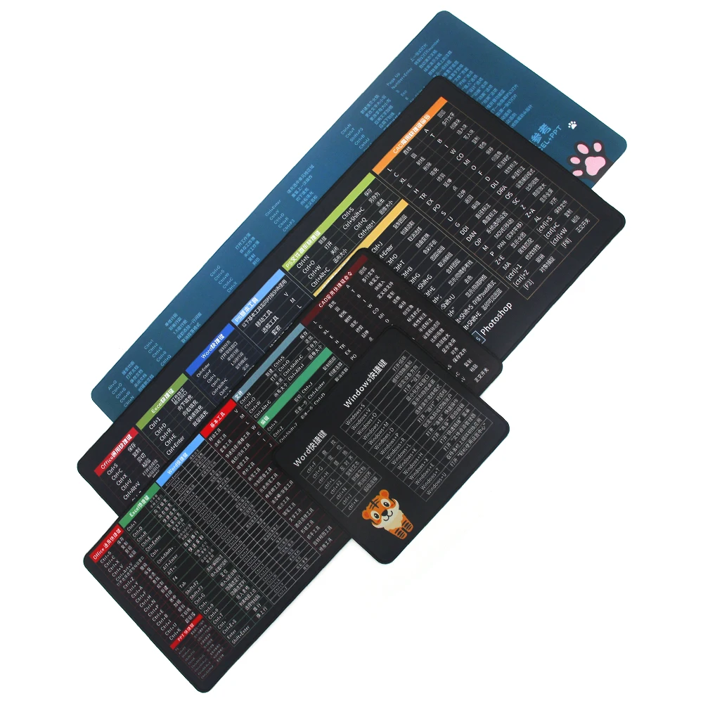 Factory Promotional Customized Logo Size Large Keyboard Gaming APEX PUBG CSGO OW LOL Mousepad Mouse Pads