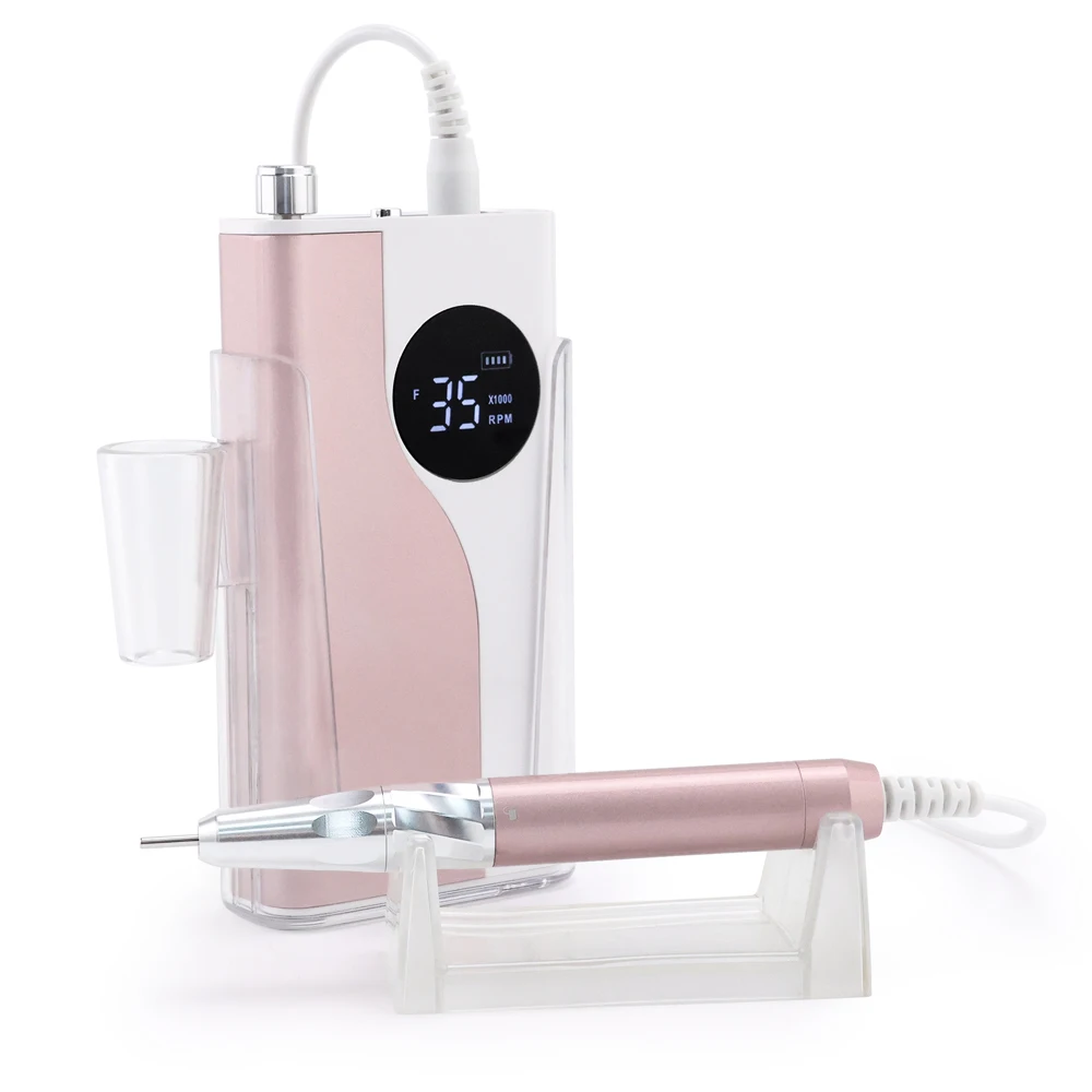 Professional Salon 35000rpm Powerful Brushless Electric Nail Drill Machine Efile 85W Manicure Pedicure Tool with Nail Drill Bits