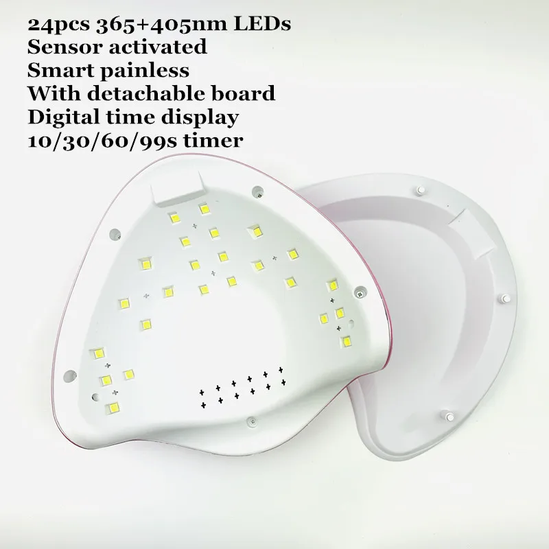 
2020 Hot Selling Best Cheapest 48 Watt Sun 5 Gel Polish Private Label Fast Dryer Custom Led UV Nail Technician Lamp Machine 