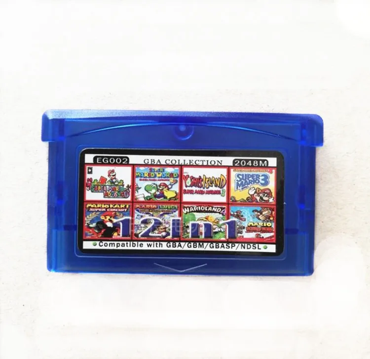 22 in 1 12/24/27/28/23 in 1 video game card for GBA collection play card
