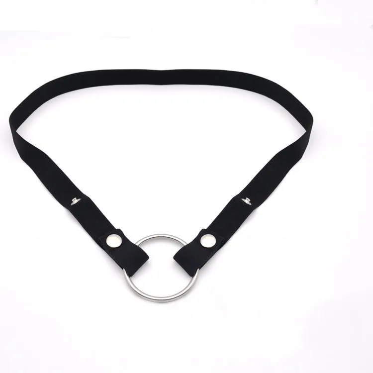 niloang elastic belt male chastity auxiliary belt adjustable rope scrotum ring underwear adult sex toys wholesale