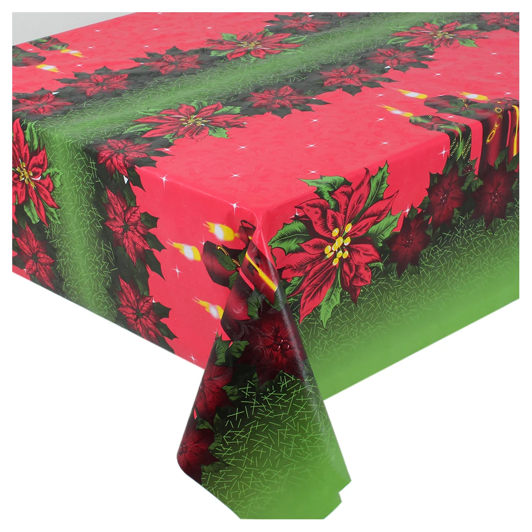 Daily Use Christmas Holiday Mantel Tablecloth