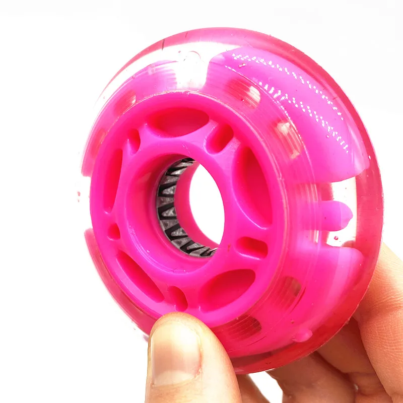70mm LED Lights Roller Skate Wheel Flashing Quad Skate Wheel Skate Wheel Casters