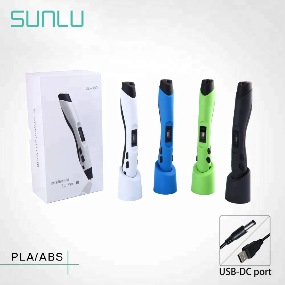 Educational toys 3d digital pen 3 d printing pen drawing printing with lcd screen