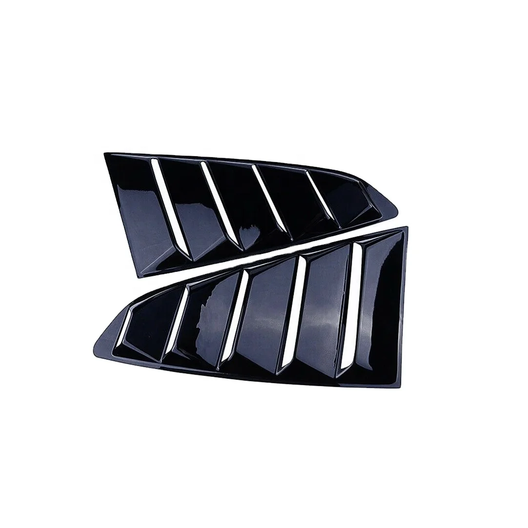 Quarter side window scoop shutter cover for Ford Mustang 15-21