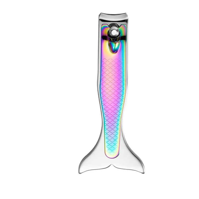 Professional Stainless Steel Nail Cutter Thick Toenail Fish Mermaid Nail Clippe