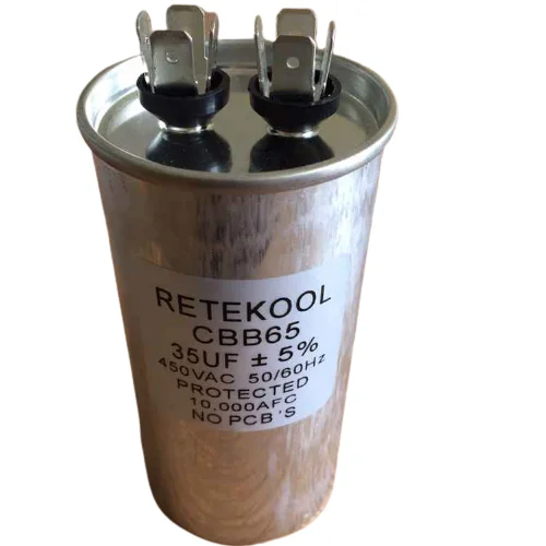 High Quality 450vac Cbb65 Capacitor 50uf 70uf 80uf Air Condition Capacitor For Air Conditioner Parts