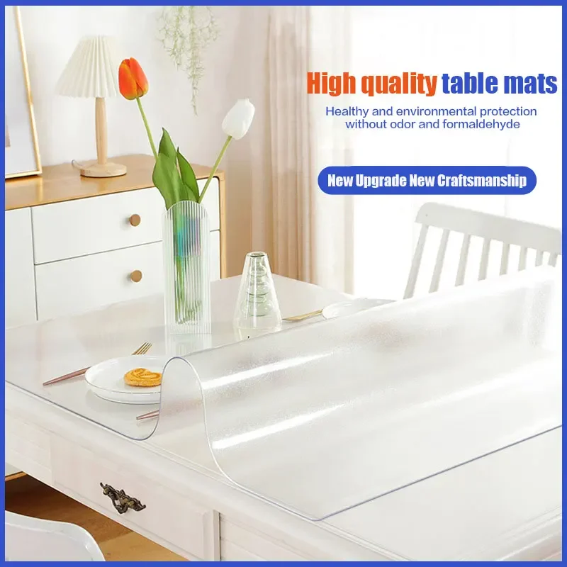 Multi size rectangle clear TPU tablecloth cover tpu film