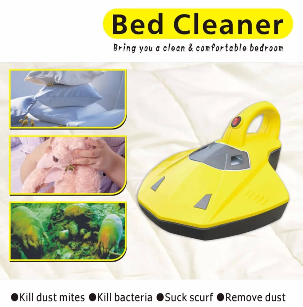 Wholesale Portable Dust Mite Removal Bed Vacuum Cleaner with Double UV Sterilizer Handheld Household Device Direct China Factory