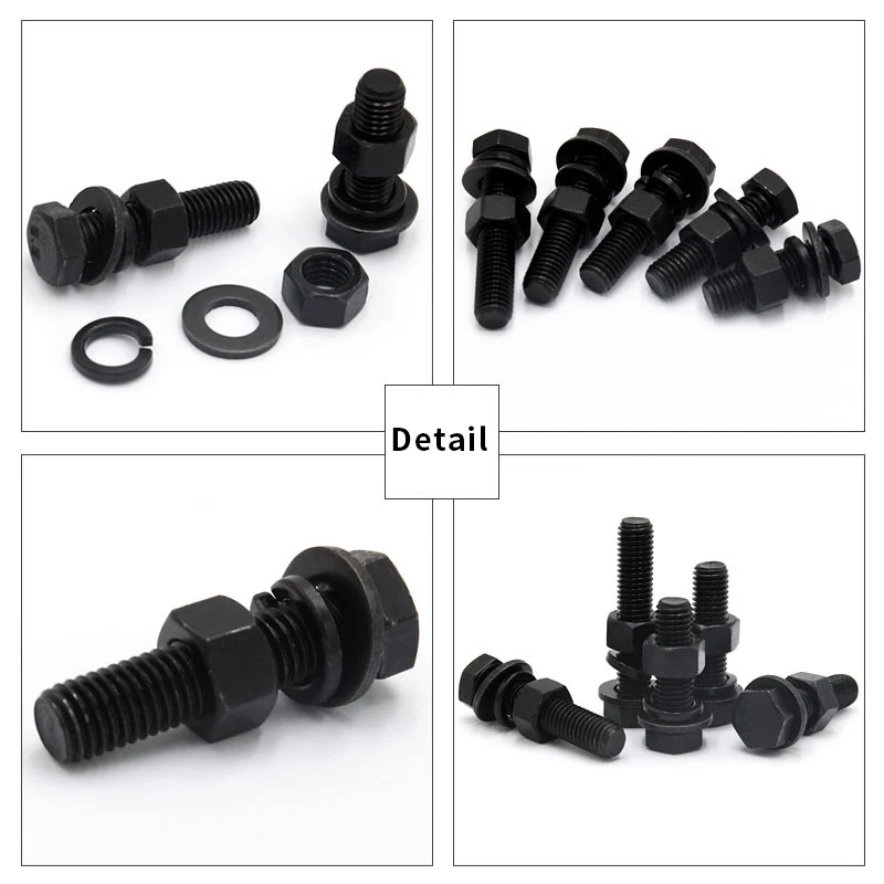 Fastener Lover Made in China High Strength Grade 8.8 Hex Bolt And Nut Washer Heavy Hex Bolt