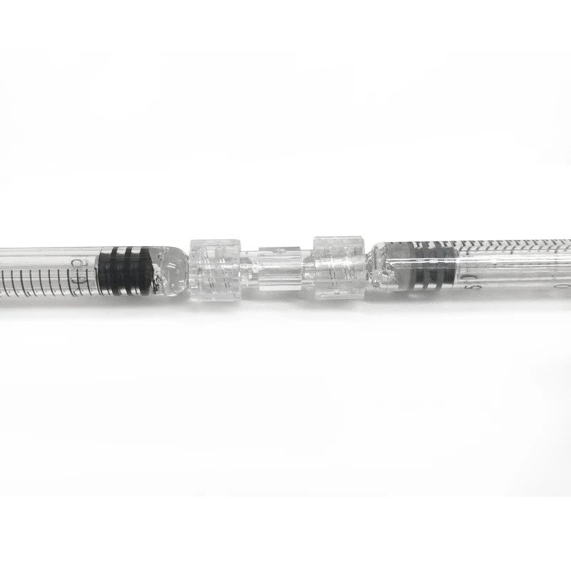 New PP material female luer lock universal connects two syringe connector