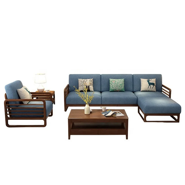 
Wooden sofa set furniture White Oak wood sofa set furniture wooden 