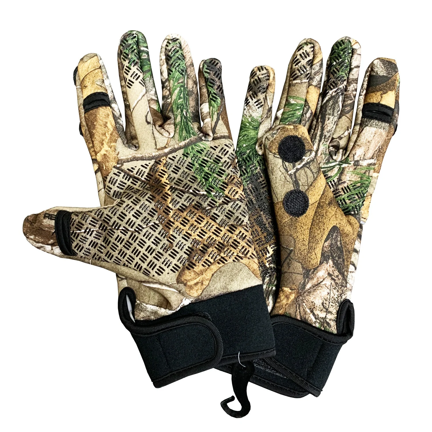 Hunting camo gloves with cheap price fishing gloves men camo gloves from BJ Outdoor