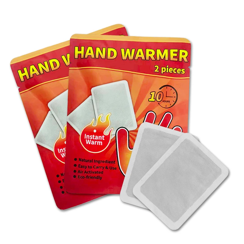 high quality safe long lasting chemical hand warmer and body warmer single use large hand & foot warmers for camping