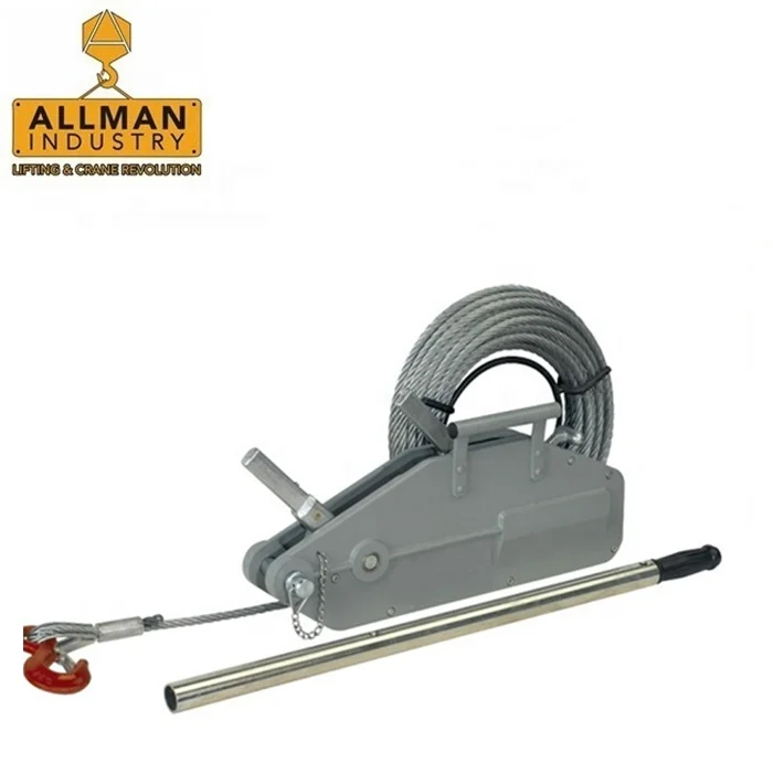 ALLMAN high quality 1600 kg galvanized steel wire rope puller machine