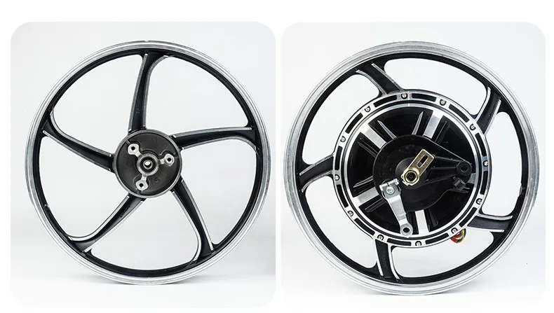 Wholesale 17 Inch 30H Aluminum Wheel Motor off Road Electric Motorcycle Electric Bike 72V1000W Dc Brushless Electric Motor