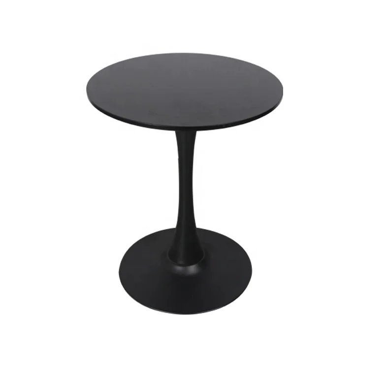 
new style small density board coffee table modern metal black for living room 