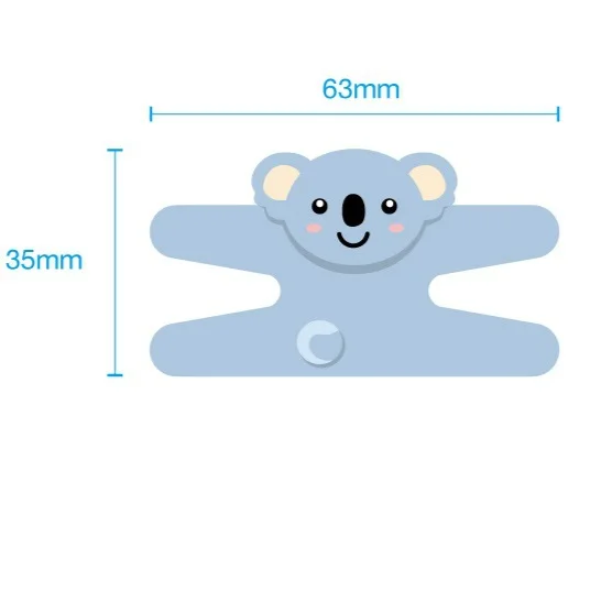 25mm Vaccine Sticker Claw Shape Adhesive Bandage Wound Plaster Band-Aid