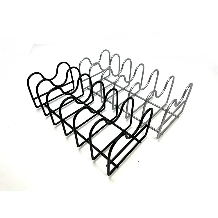 Kitchen Organizer Metal wire Powder Coated  Pot Lid Holder for Easy Storage