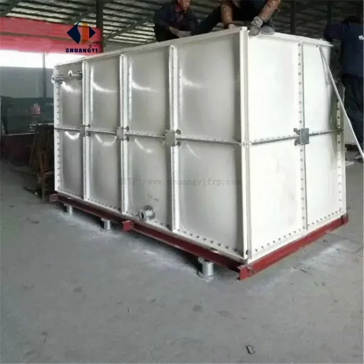 Sectional GRP Water Tank Rectangular FRP Water Storage Tank Bolted Modular Water Tank