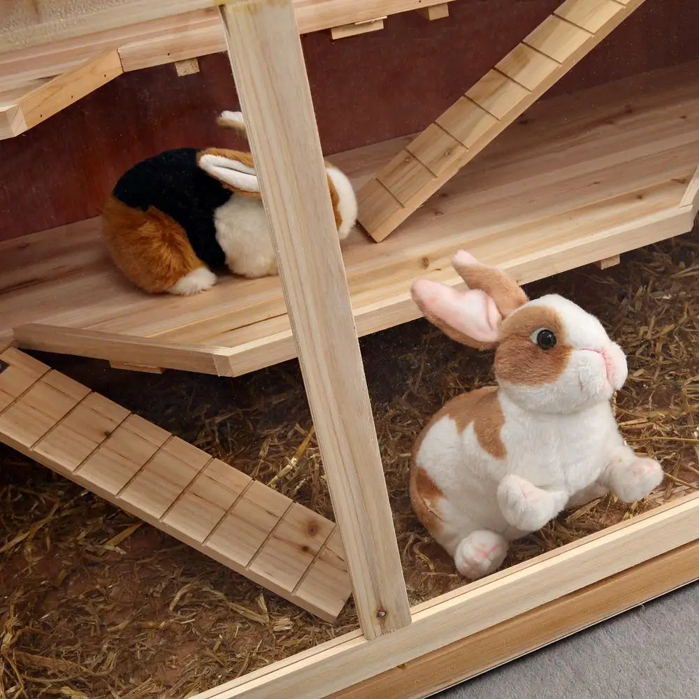 Wooden Pet Small Animal Bunny House Hamster Cage
