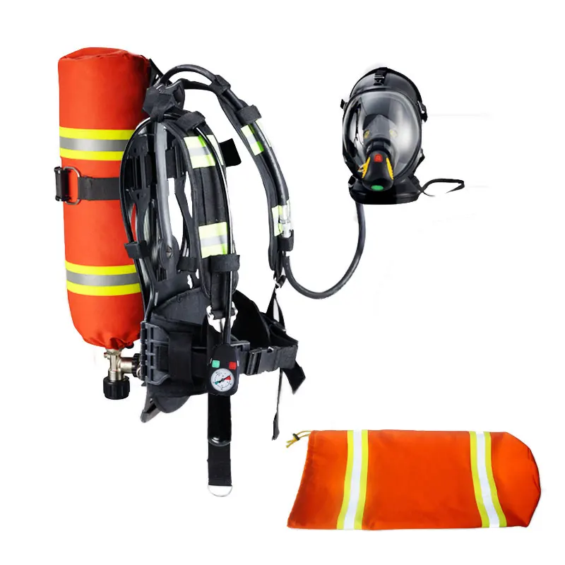 
Fire Fighting Breathing Apparatus SCBA Set 6.8L Carbon Fiber Cylinder 