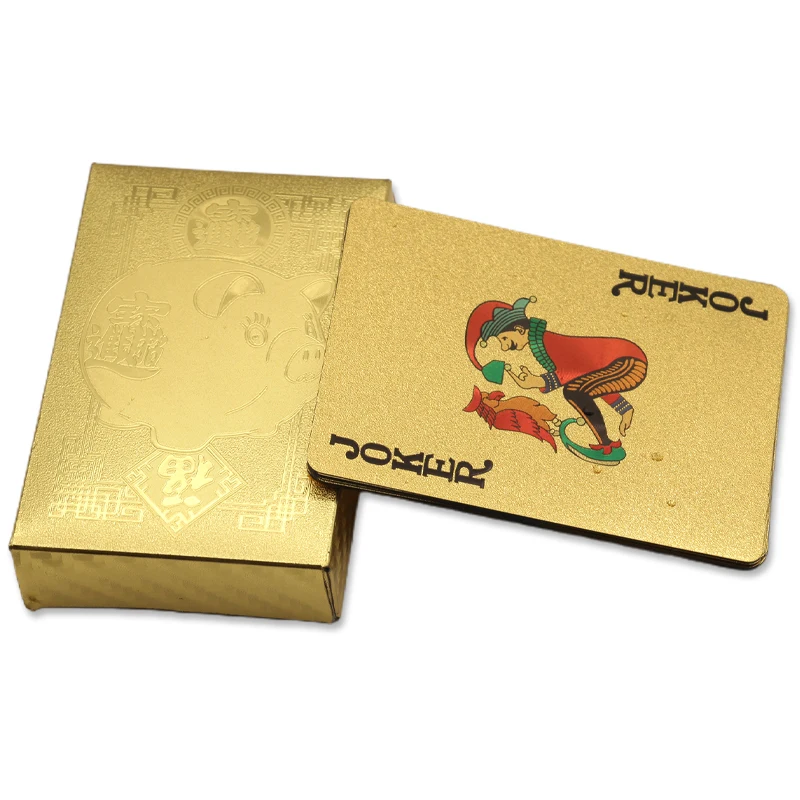 Custom Logo Branded Unique Bulk Personalised Playing cards Poker 280gsm Blue Core Paper Playing Card