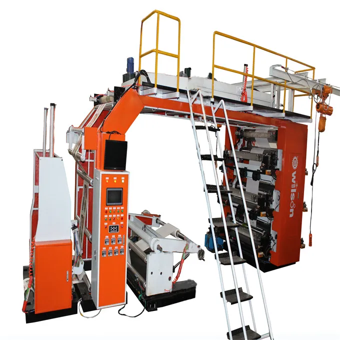 Chinese non-woven multi-color flex printing machine