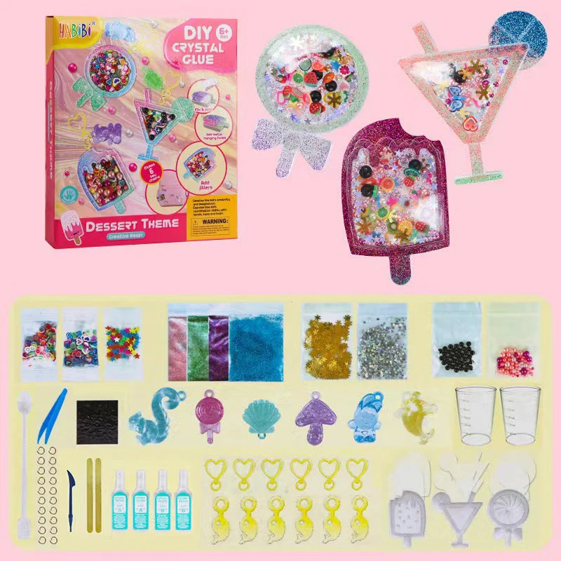 Children art craft supplies for kids christmas arts crafts set diy wholesale kit toy