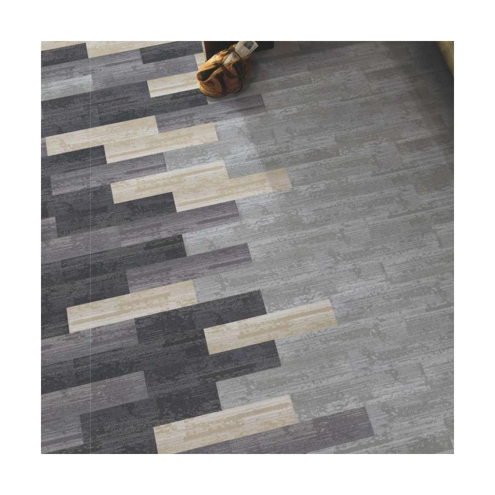 Black And White And Grey Color Carpet Making And Tile Custom 100% Nylon Carpet Rug Tiles Automotive Carpet Custom Color Tile