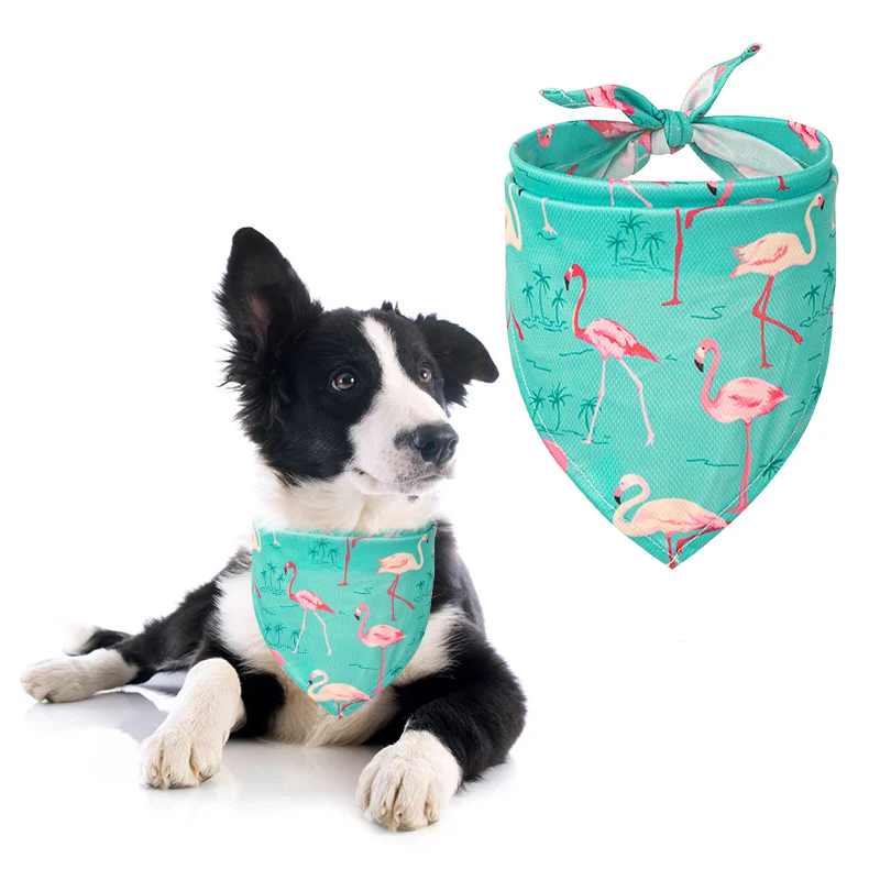 Pet Kerchief Cool Bandanas Dogs Summer Scarf Absorb Water and Evaporate Quickly Dog Instant Cooling Bandana Double Sided