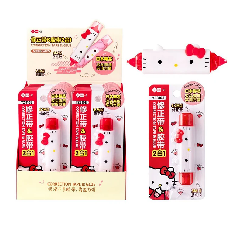 Attractive Price New Type 2 in 1Creative Learning Stationery Correction Tape