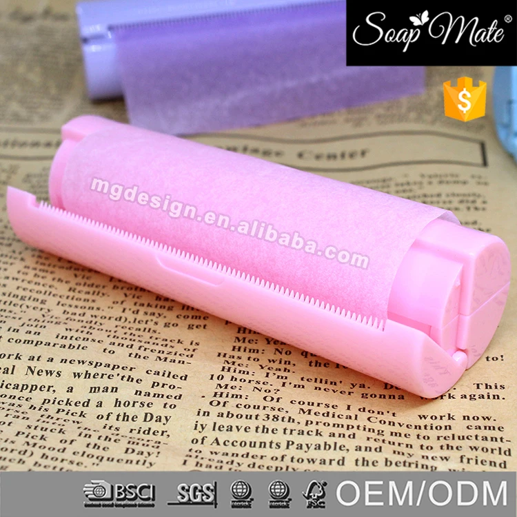 Wholesale Disposable Washing Hand Sheets Rolls Soap  paper for travel Portable  Hand Wash cleaning soap paper