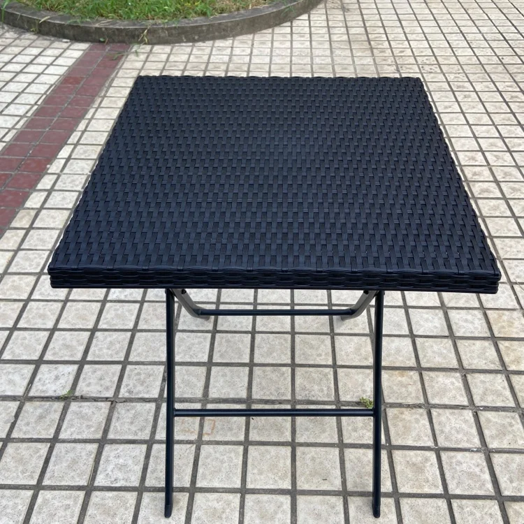 Patio Outdoor Modern Metal Plastic Portable Camping Foldable Bistro Table