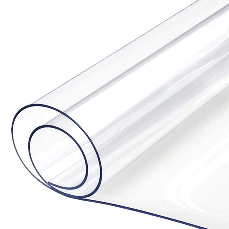 Transparent Pvc Sheet 0.08mm Transparent Ultra-Transparent Flexible Plastic Vinyl Film Custom Size Manufacturers Wholesale