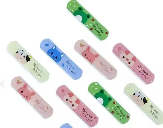 YTD Cute Cartoon Transparent Film Dressing Waterproof Wound Bandage Adhesive Patch Band Aids