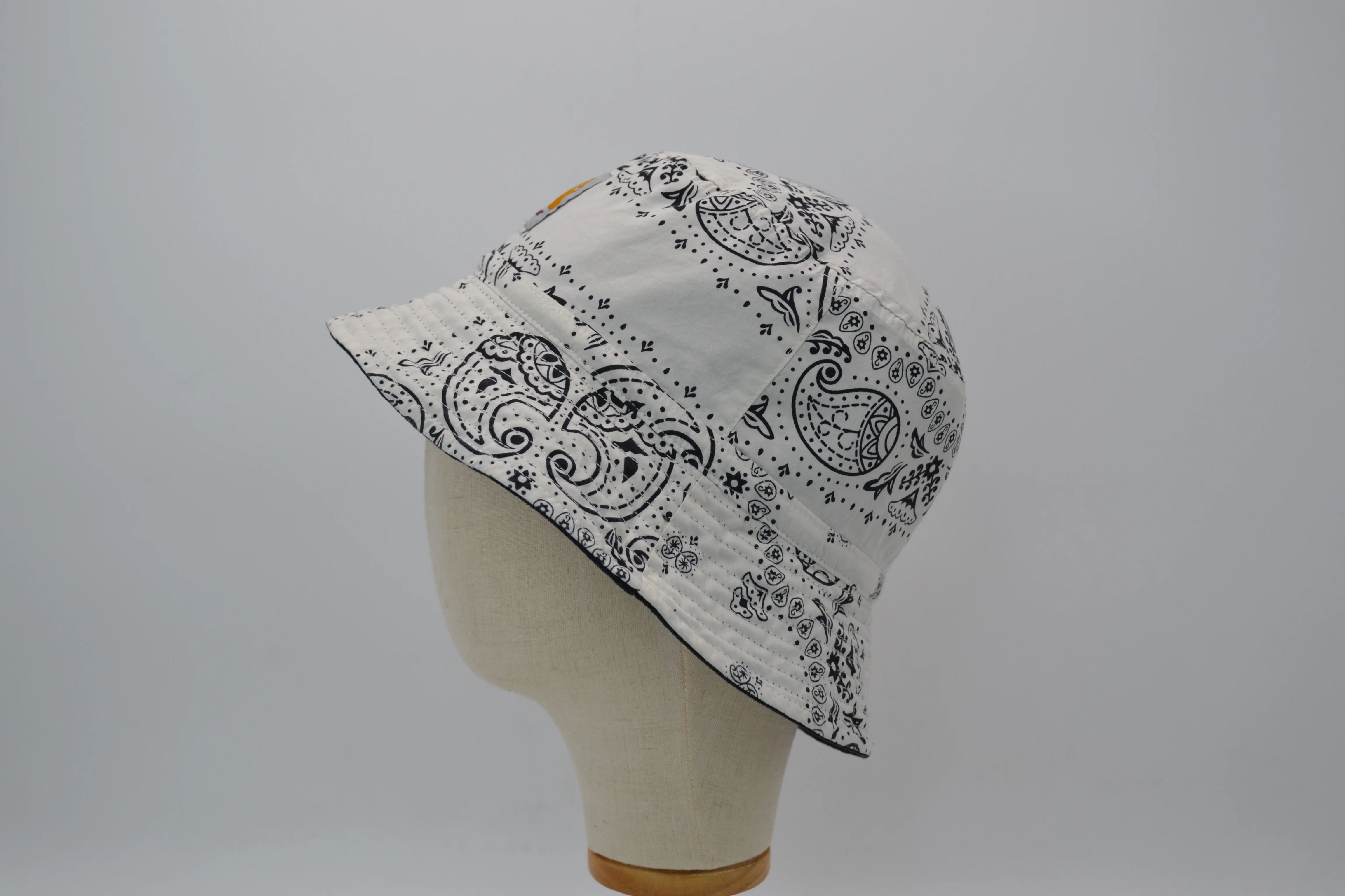 Hot Selling Women Sublimation print Fisherman Hats Hawaii Summer Personality Bucket Hat Custom Logo Ethnic Style Bucket Hat