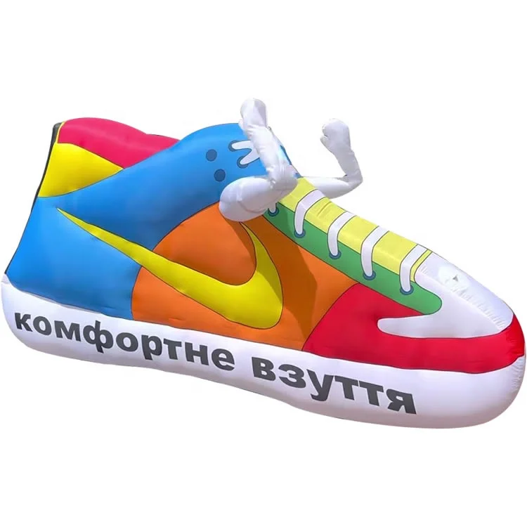 Inflatable Sneaker Shoes Inflatable Products Huge Shoe for Advertising China blow up Sneaker Shoes