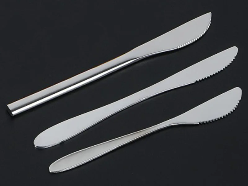 Home Kitchen Reusable Stainless Steel Mini Fruit Fork Cake Dessert Forks and Knives Set