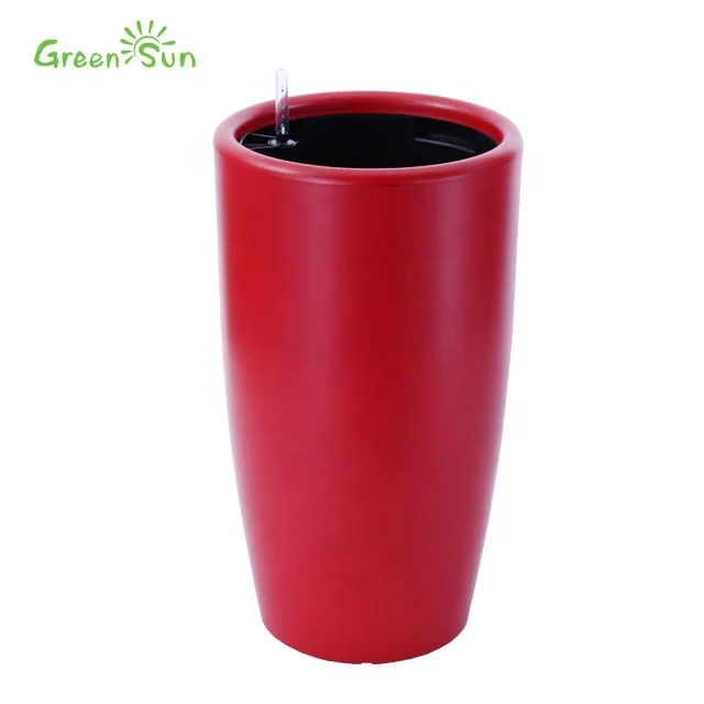 Home decoration flower vase,plant pot, coloured UV resistant plastic Plant & Flower Pots