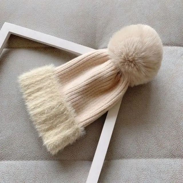 Wholesale Winter Knitted Hat Beanie Hats Personalised Custom Adult Embroidery Winter Hat