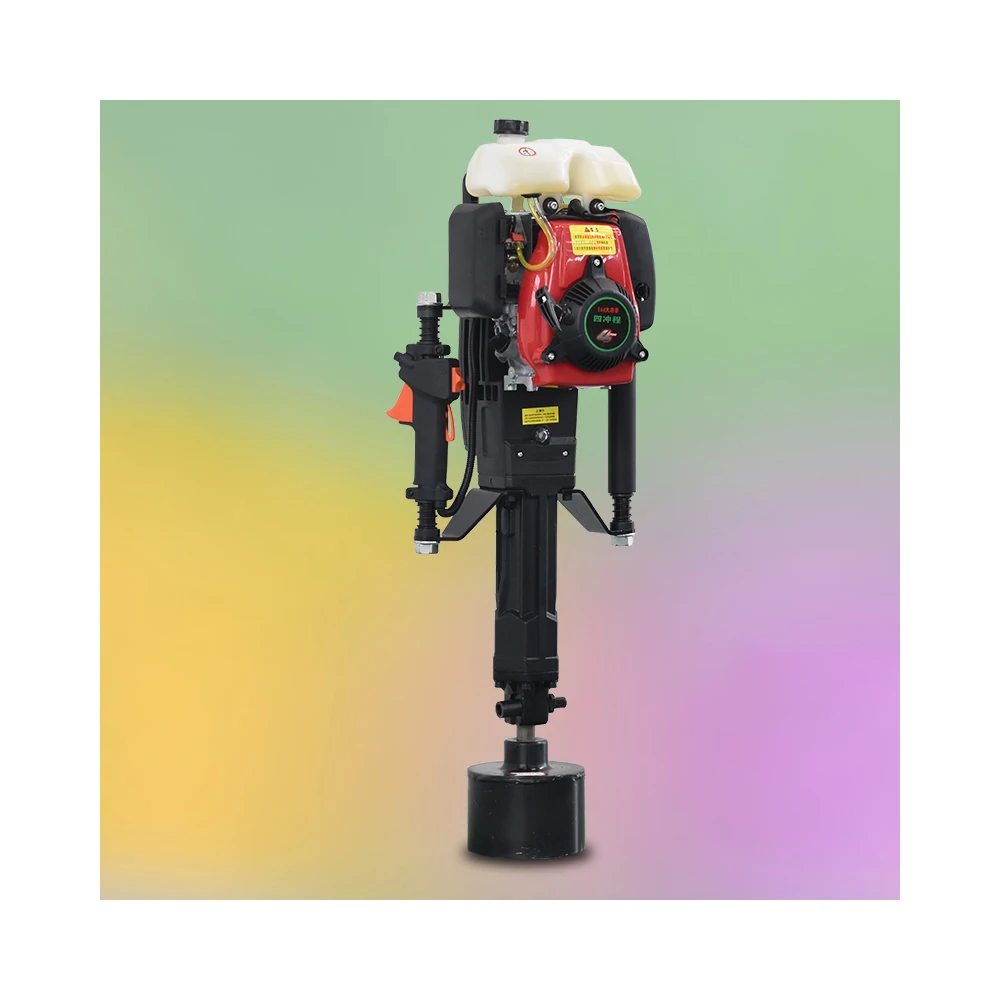 37.7CC Petrol Powered Post Driver 4-Stroke Fence Knocker Pile hammer Small Hydraulic Pile Driver