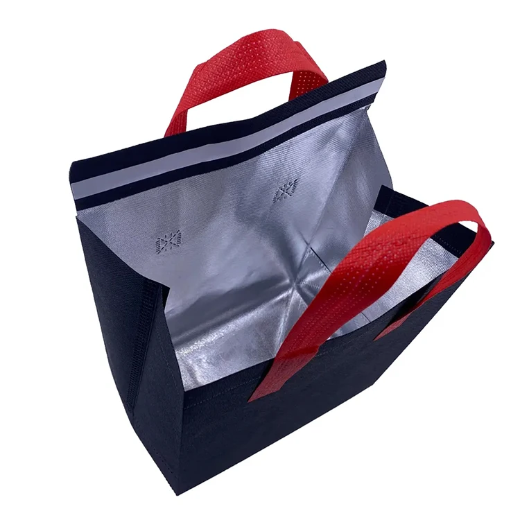 Golden Wholesale High Quality Non Woven Reusable Insulated Disposable Cooler Ice Bag For Restaurant/Coffee Bar