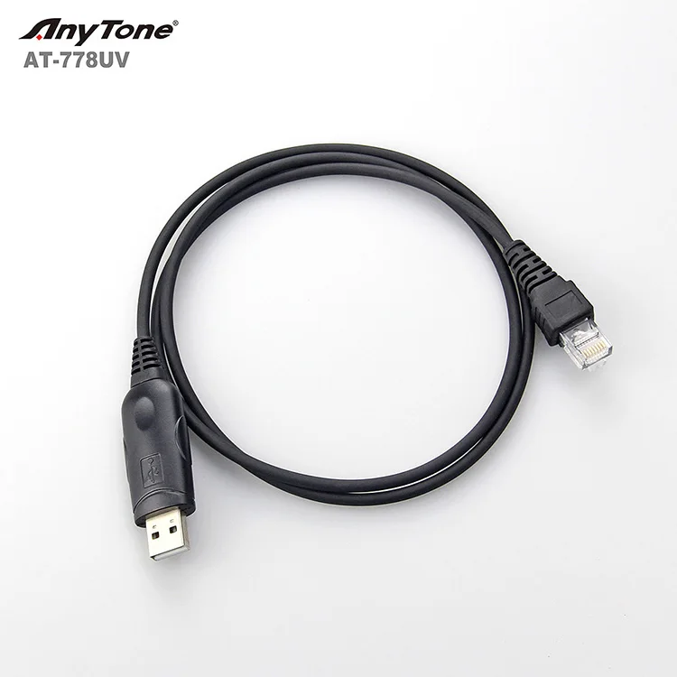 AnyTone AT-778UV Walkie Talkie VHF UHF Dual Band 136-174MHz/400-480MHz 25W Car Radio HAM Mobile Radio with Cable